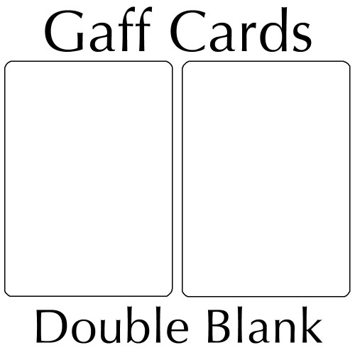 Bicycle Cards - Double Blank